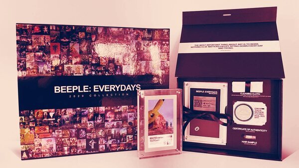 Digital artist Beeple's Everydays collection broke records on Nifty Gateway. Image: Nifty Gateway